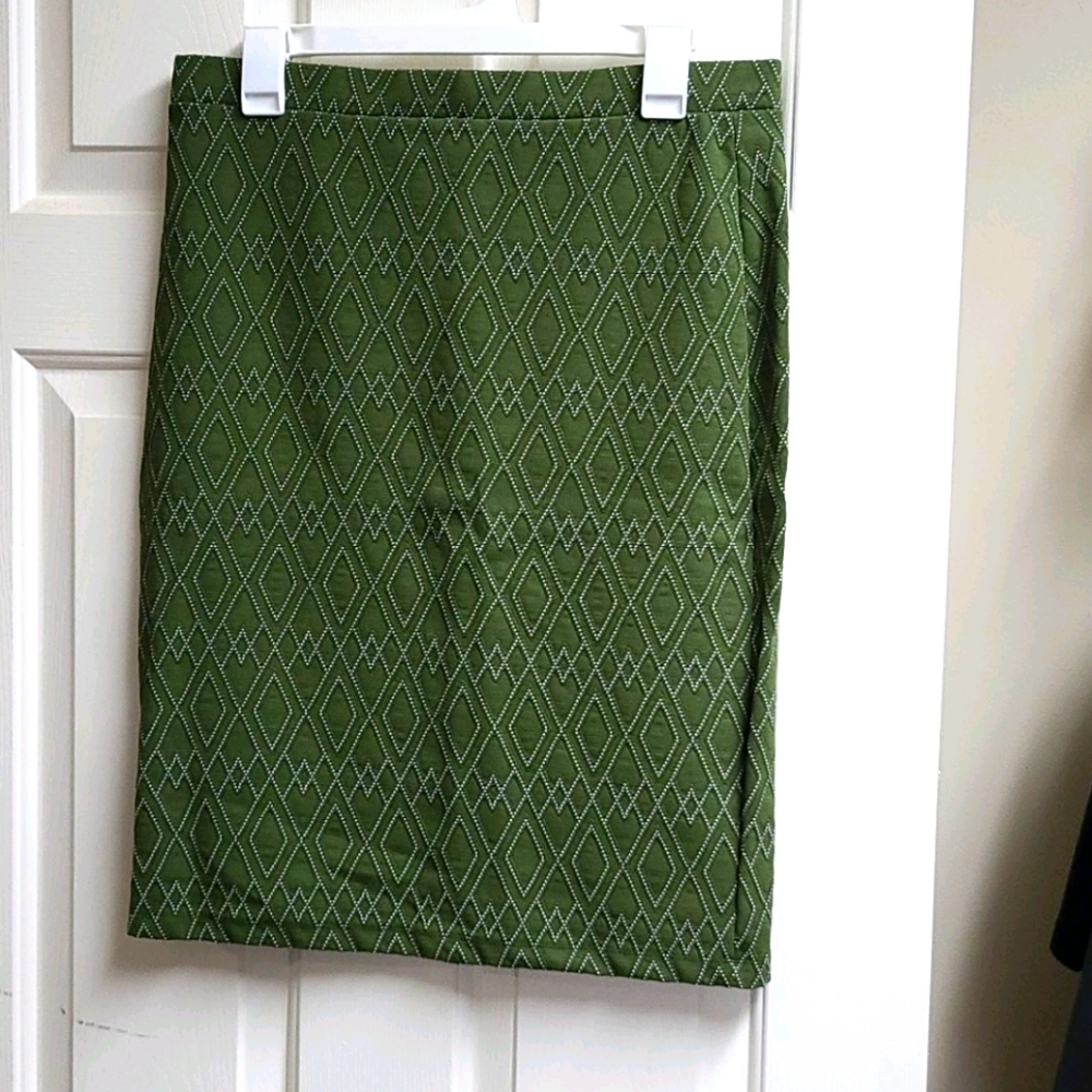 Green Midi Skirt
